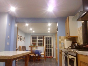 kitchen / dine area lighting